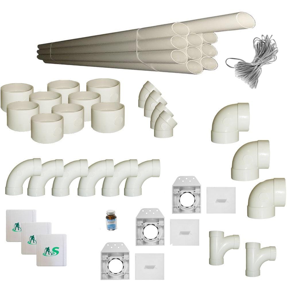 Kit de instalare SVAC pentru 3 prize de aspirație