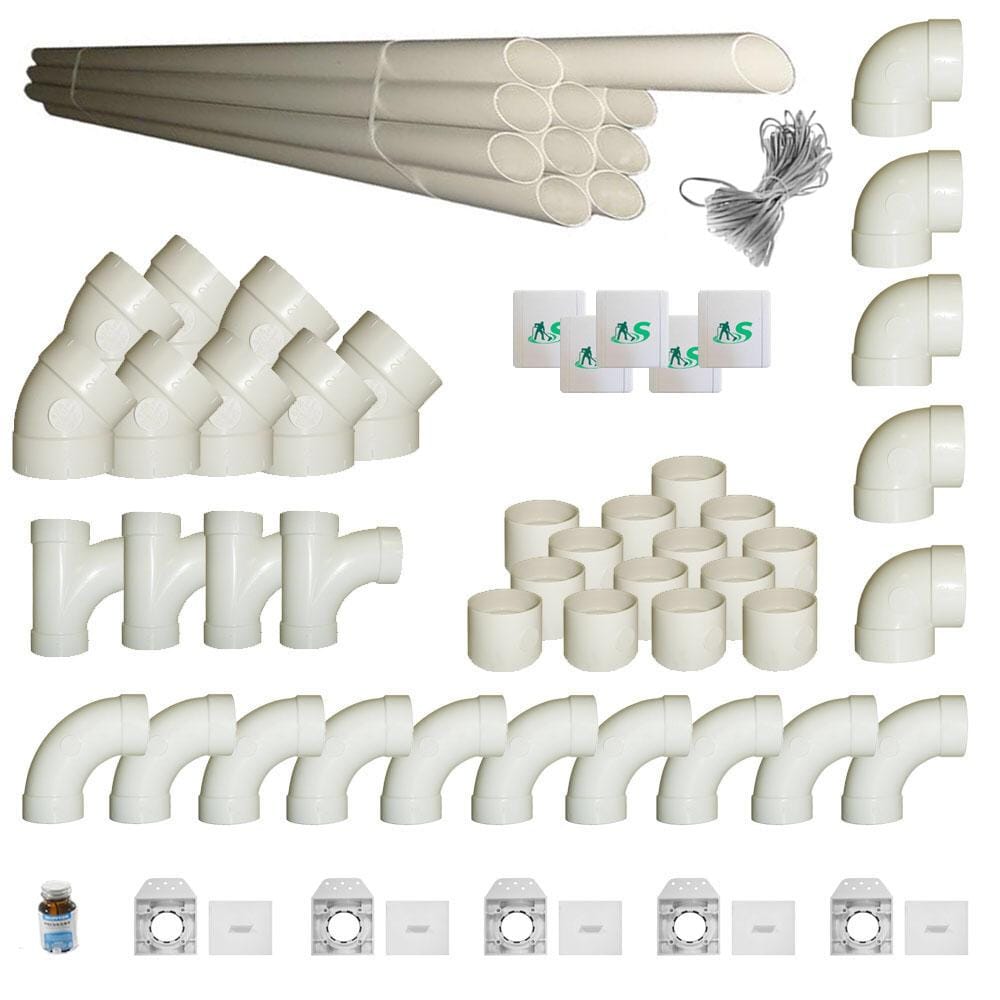 Kit de instalare SVAC pentru 5 prize de aspiratie