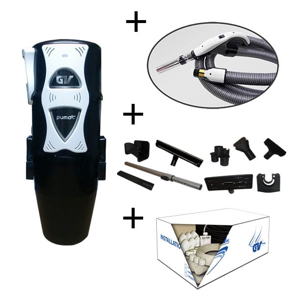 Pachet Aspirator Centralizat Puma Junior. Furtun 9m On/Off - set montaj 3 prize 💨🏠
