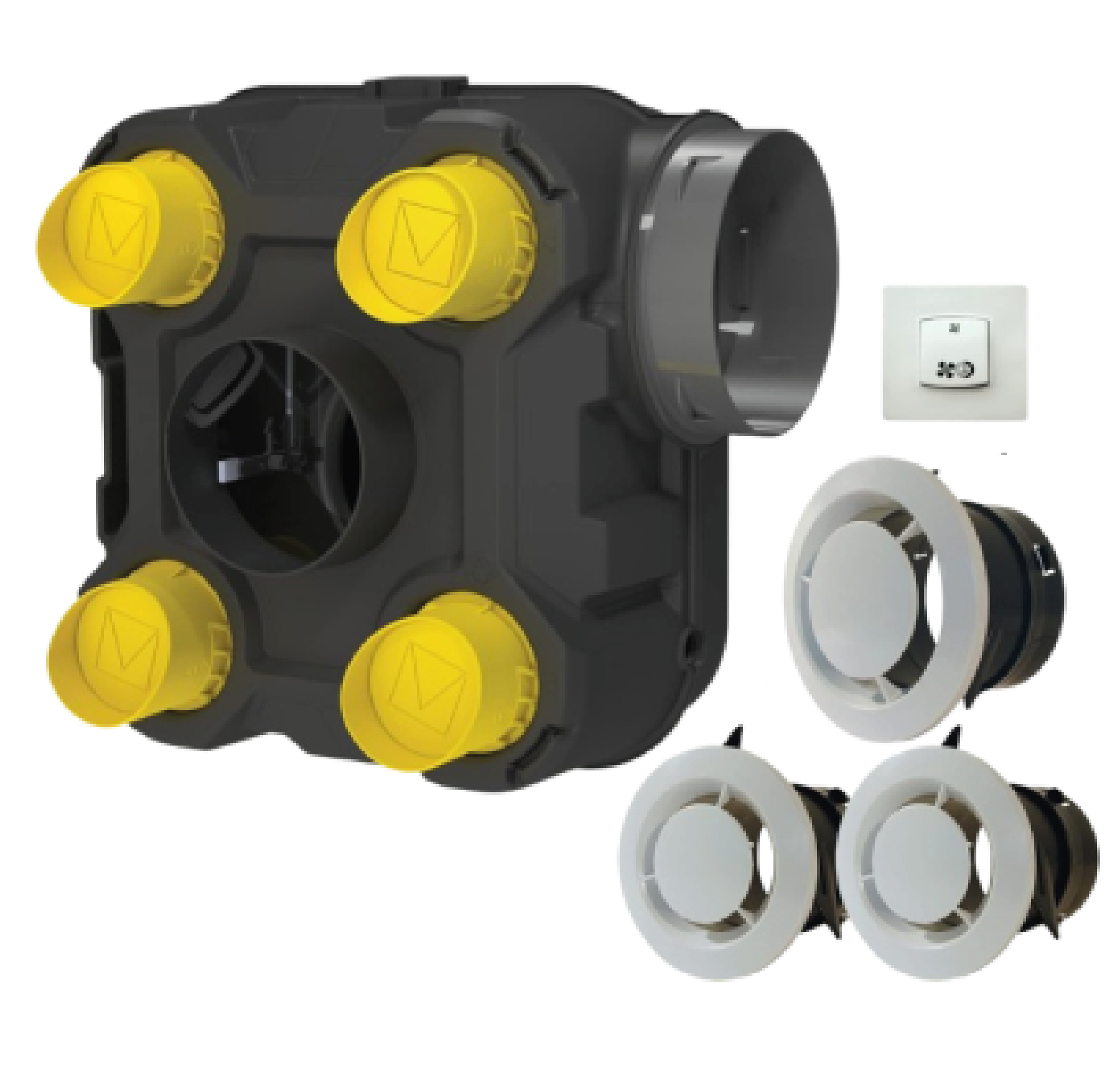 VMC-TR-STYL-SF.png Kit Pentu Ventilatie VMC cu Flux Unic 225m³/h - imagine 1