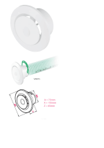VAN75 – Grilă de Insuflare Diametru 75 mm | Ventilatie - imagine 2