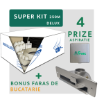 Kit de instalare DELUX pentru 4 prize de aspiratie