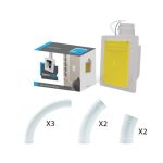 Kit instalare retractabil pentru sistem de aspiratie centralizat 9m, 12m