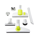 Set Perii & 7 Piese pentru Aspirator Centralizat – Culoare Albă