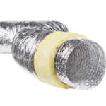 Tub flexibil izolat fonoabsorbant pentru ventilație 50mm Ø203