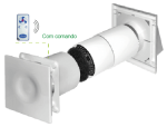 Ventilator cu recuperare de căldură descentralizat – HRV125P
