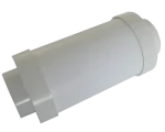 Amortizor de zgomot pentru aspirator centralizat - Mic, 190 mm, Alb