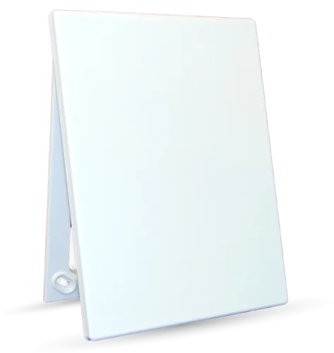 Capac priză RetraFlex Flex 2.0, alb, inox sau vopsibil - Alb