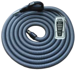 Furtun On/Off design, gri sau alb cu mâner colorat - Gri, Reglaj putere + On/Off, 9 m