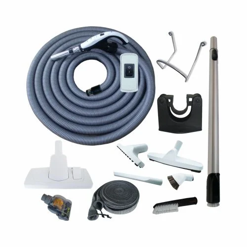 Kit Elegance pentru aspirație centralizată, furtun On/Off Ø35 mm - 9 m