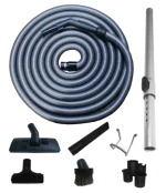 Kit Standard pentru aspirație centralizată, furtun Ø32 mm - Plastic (fără comandă), Fix, 12 m