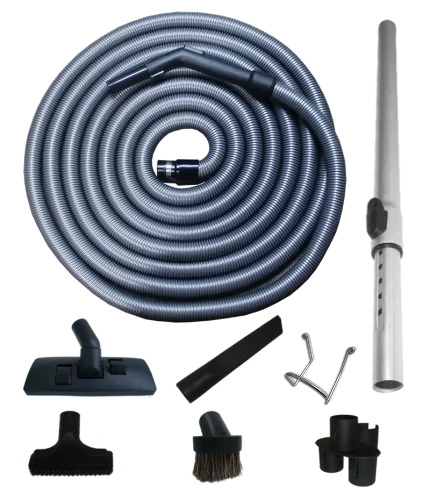 Kit Standard pentru aspirație centralizată, furtun Ø32 mm - Plastic (fără comandă), Fix, 9,15 m Kit Standard pentru aspirație centralizată, furtun Ø32 mm - Plastic (fără comandă), Fix, 9,15 m