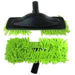 Perie mop cu microfibră, albastră sau verde - Verde