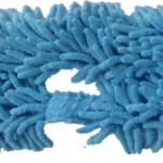 Rezervă microfibră pentru peria mop - Albastră