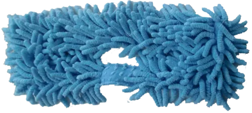 Rezervă microfibră pentru peria mop - Albastră